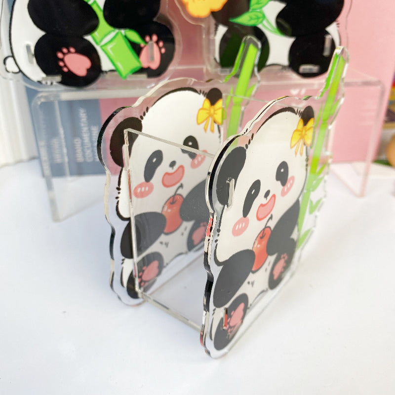 Wholesale Cute Creative Panda Pen Holder Storage Ornaments Office Desktop Decorations